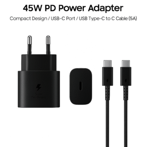 Samsung 45W PD Power Adapter Set EP-T4510XBEGEU