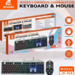 Jeqang Wired Luminous Keyboard & Mouse – Model JK-968