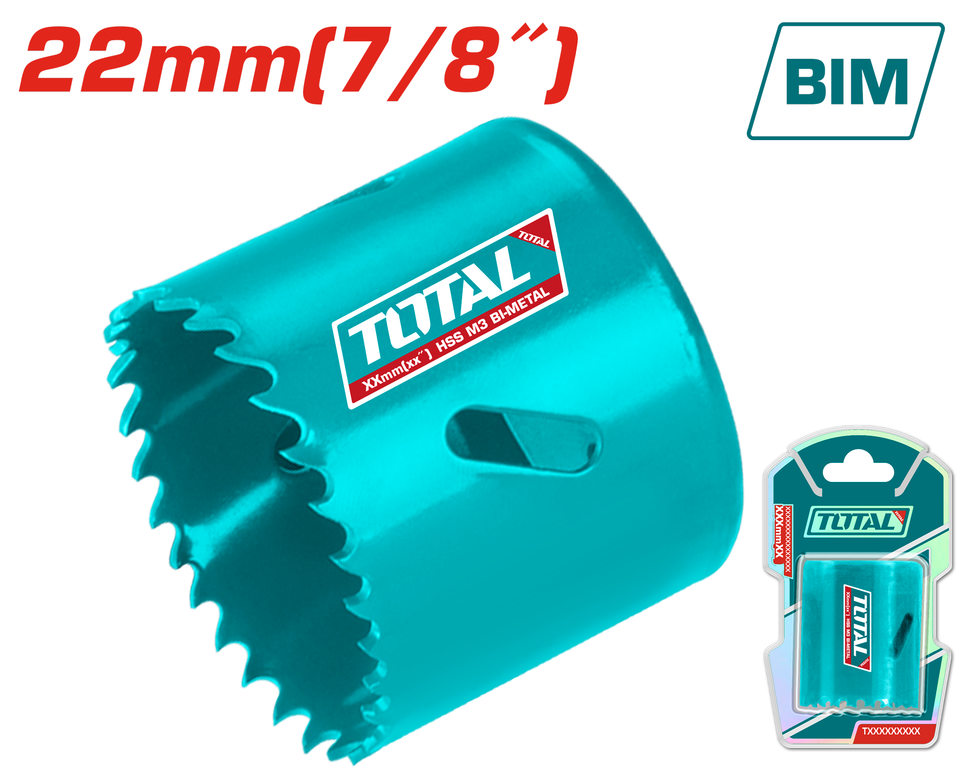 Sharrë Rrethore Bi-Metal HSS për Vrima 22mm (7/8″) – TAC410221