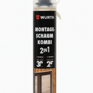 Würth Montageschaum Kombi 2in1 – Shkumë Poliuretani Profesionale për Montim dhe Izolim