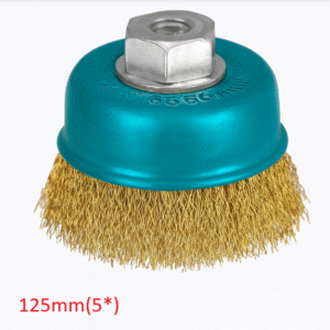 Disk furçë teli prej bronzi 125mm