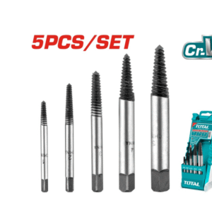 TOTAL Set Ekstraktorësh Vidhash 5 Copë