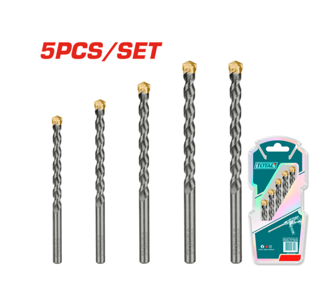 TOTAL Set Spiralash për Beton 5 Copë