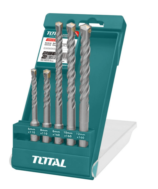 “TOTAL Set Spiralash për Beton 5 Copë
