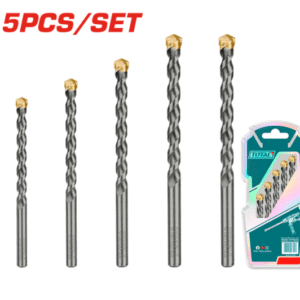 TOTAL Set Spiralash për Muraturë 5 Copë