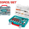TOTAL Set Aksesorësh për Makineri Rrotulluese – 420 copë (TAKMG4208)