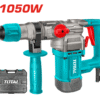 TOTAL Rotary Hammer 1050W SDS-Plus – Fuqi 5J, trup metalik, 3 funksione pune dhe kuti profesionale transporti