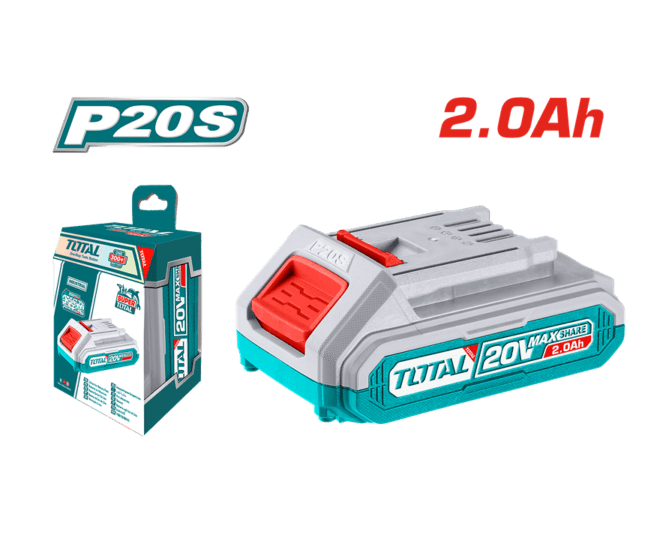 Bateri litiumi 20V 2.0Ah TOTAL