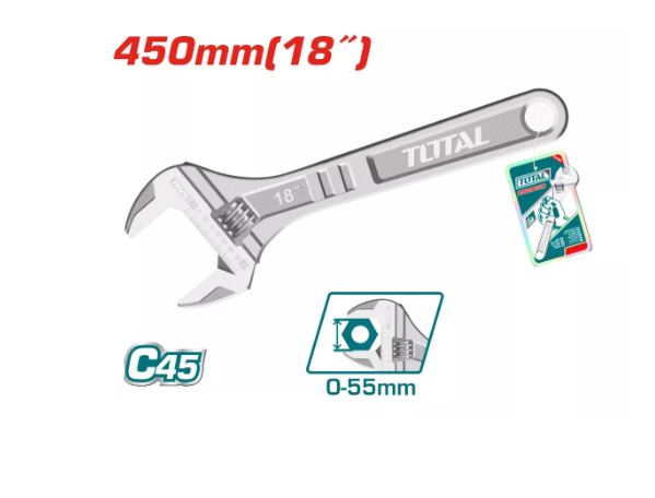 çelës i rregullueshëm TOTAL