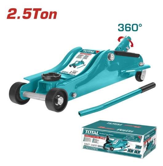 Krik hidraulik me rrota TOTAL