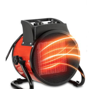 Ngrohëse industriale elektrike me ventilator.