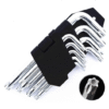 Set Çelësash TORX – 9 Copë, Dy Krahësh, Cr-V, Majë Ylli (T10–T50)