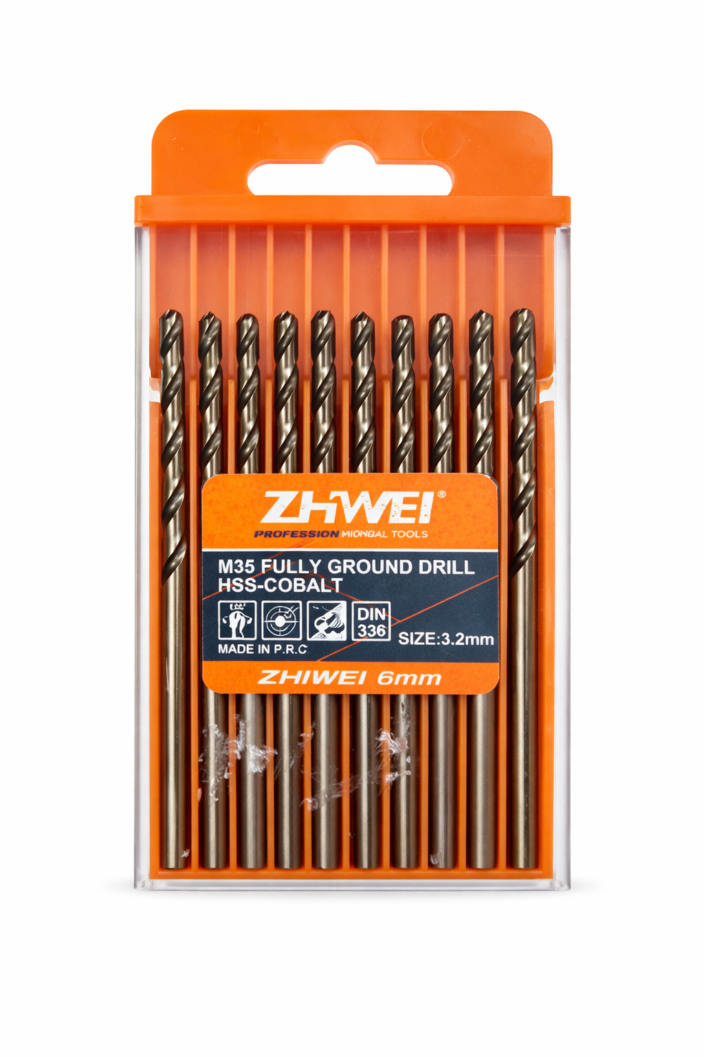 Set Brocash për Metal ZHWEI M35 Kobalt 3.5 mm