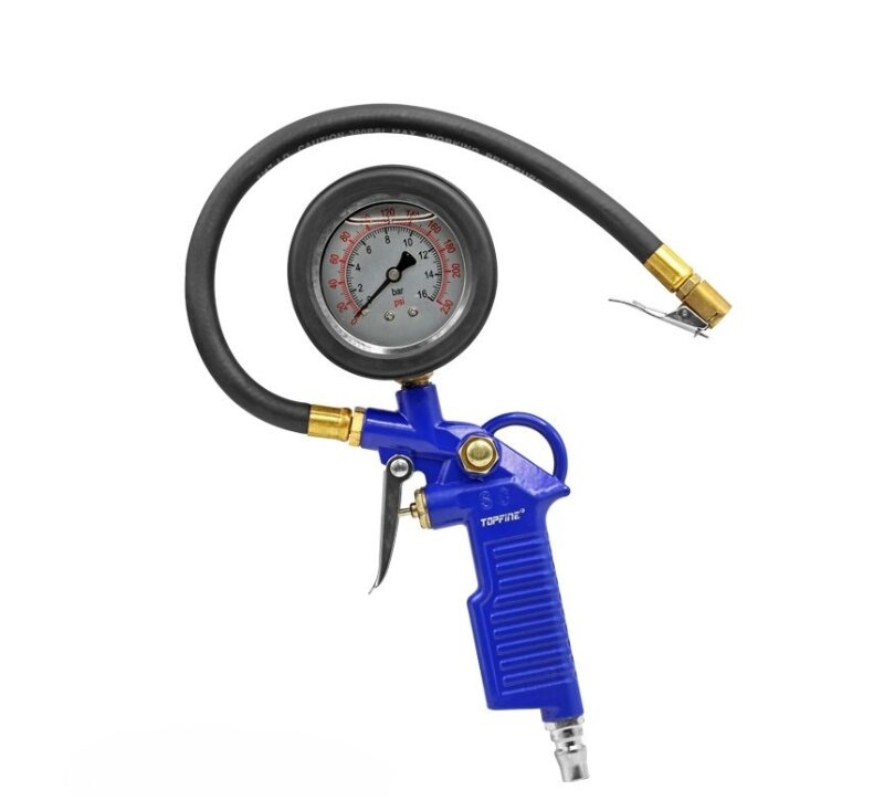 TOPFINE Fryrës Ajri me Manometër (Air Inflator – Oil Gauge)