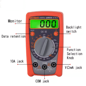 multimetër digjital ME KABLLO
