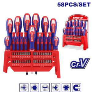 Set kaçavidash me maja të ndërrueshme (58 copë)