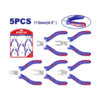 Set 5 copë mini-pinca precize (115mm / 4.5")