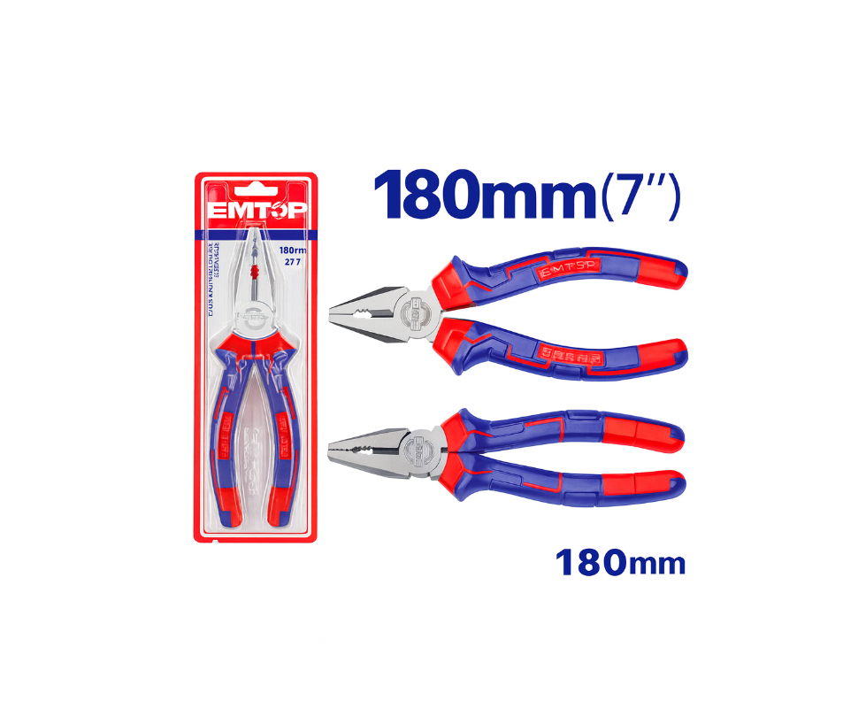 Pincë universale/kombinuese EMTOP – 180mm (7")