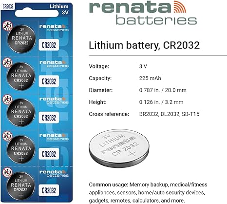 Bateri CR2032 3V Lithium për Çelësa Veture