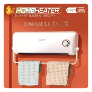 Ngrohës muri HomeHeater – fan, montim në mur