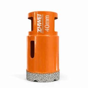Kokë Shpimi Diamanti ZHWEI 40mm – Hapje Profesionale për Pllaka, Porcelan & Gur