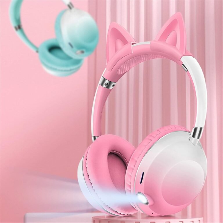 Kufje Bluetooth për Fëmijë me Veshë Mace – AKZ K62