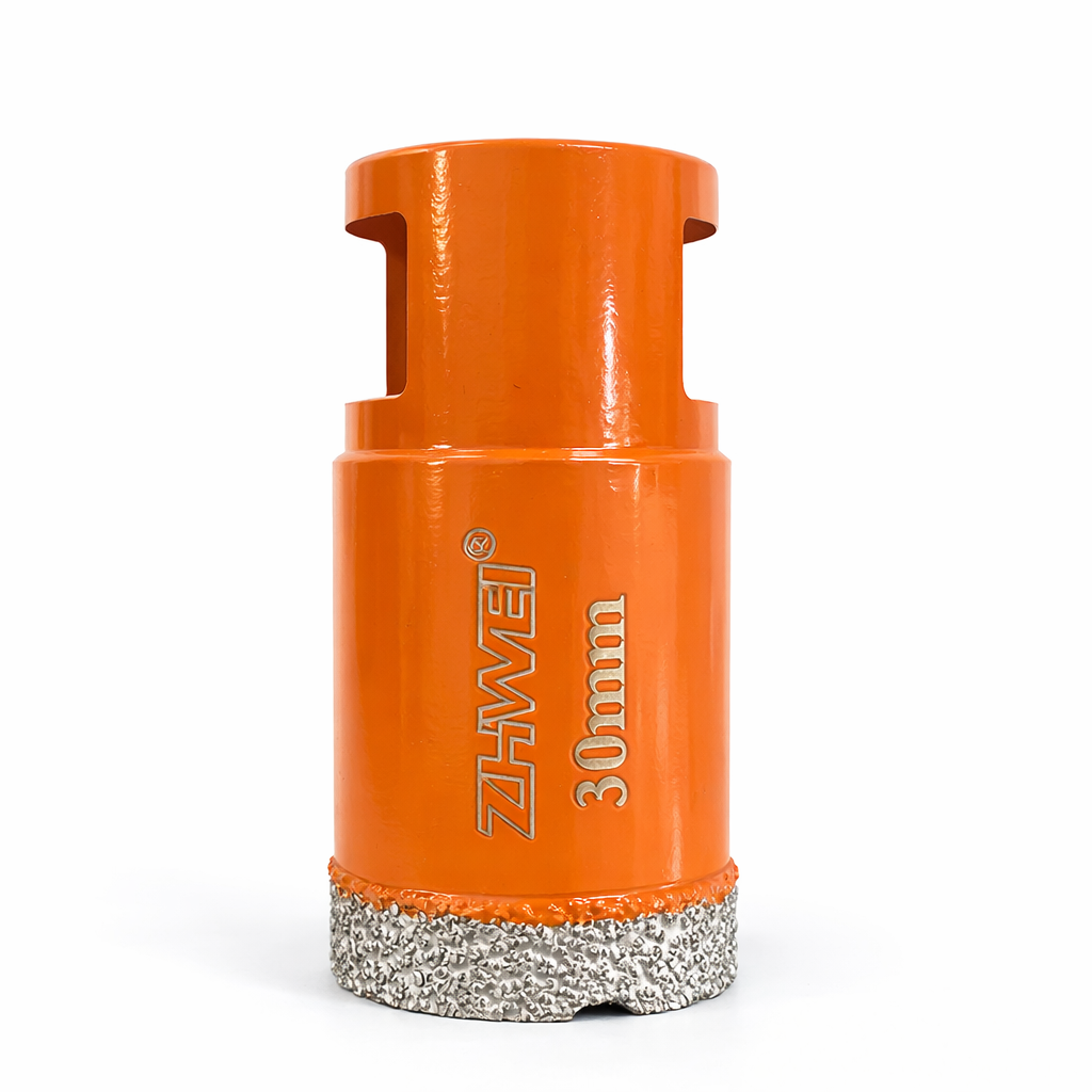 Kokë Shpimi Diamanti ZHWEI 30mm – Hapje Precize për Pllaka, Porcelan & Gur
