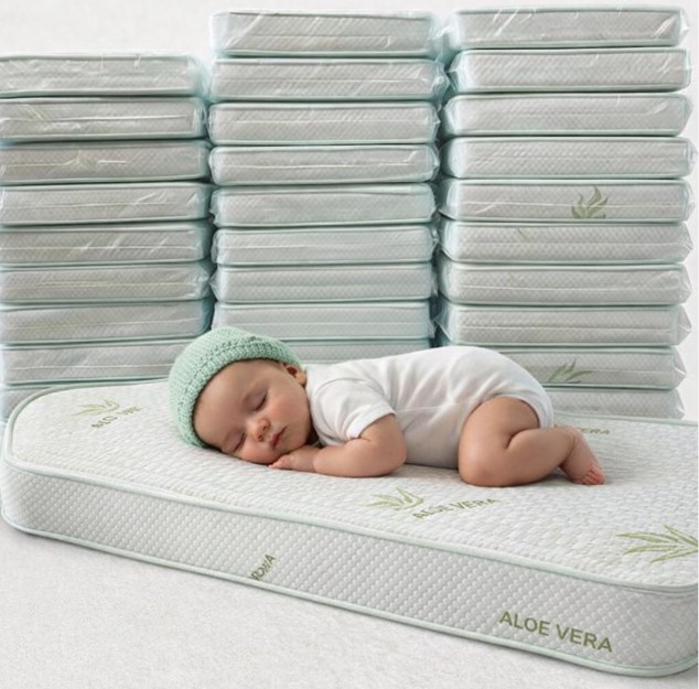 Dyshek Aloe Vera 60×120 cm, 12 cm Trashësi