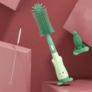 Furçë Silikoni për Pastrimin e Shisheve të Bebes