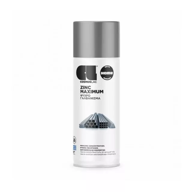 Cosmoslac Zinc Maximum – Spray Galvanizues me Zink | Mbrojtje Antikorrozive 400 ml