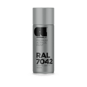 Cosmoslac Premium Acrylic Paint RAL 7042 – Traffic Grey A (400 ml)