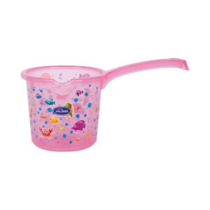 Enë Larjeje për Bebe me Dorezë – Pink Transparente me Desene