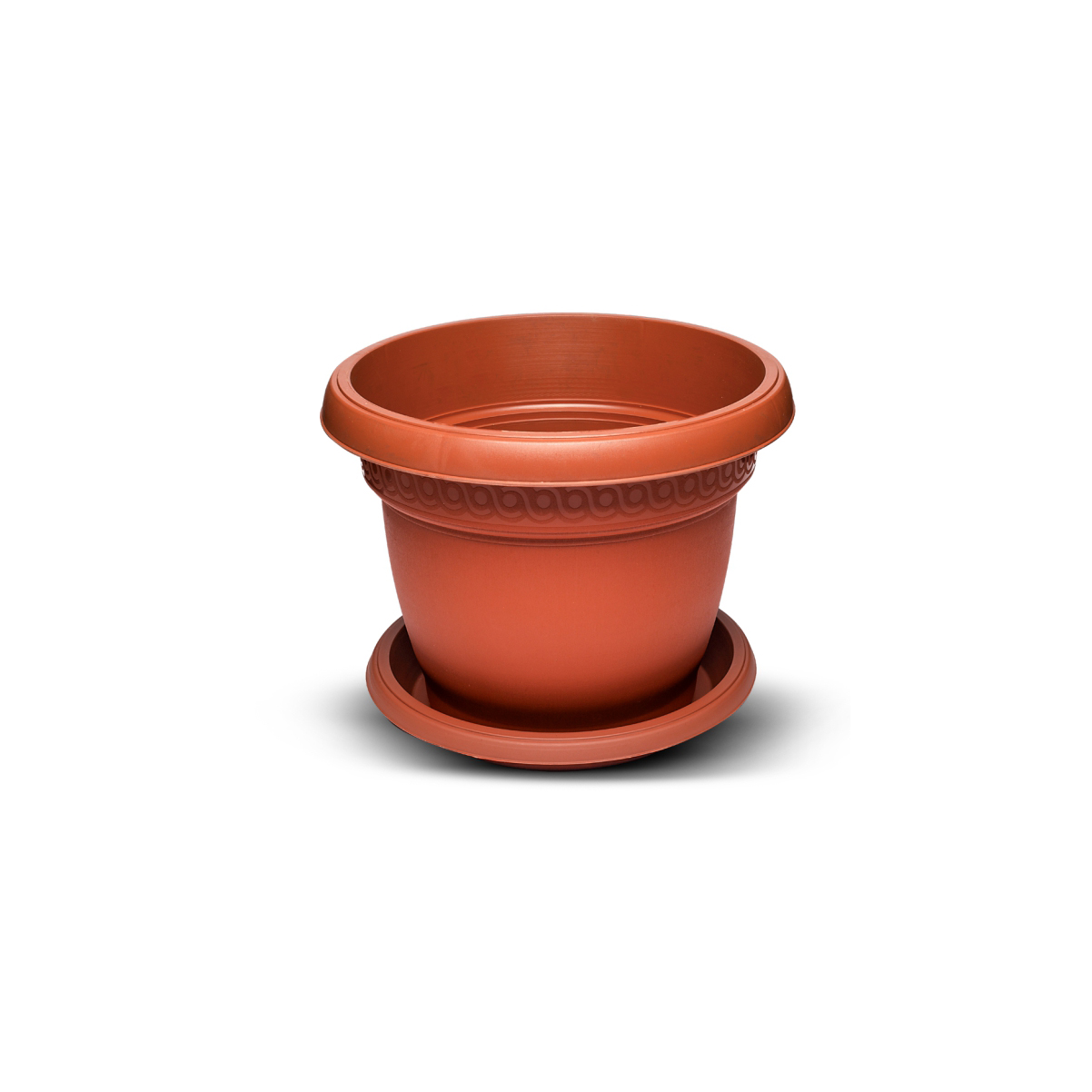 Vazo Plastike për Lule me Pjatë 4 L