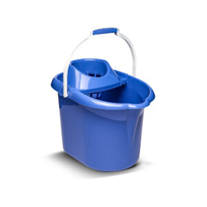 Kovë Plastike për Pastrim 16 Litër – Me Shtrydhëse dhe Dorezë, Praktike dhe Rezistente (Ngjyrë Blu)