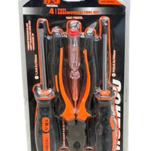 Set Profesional Veglash 4 Copë M&S MS-24002 – Kaçavida, Pincë dhe Testues Tensioni