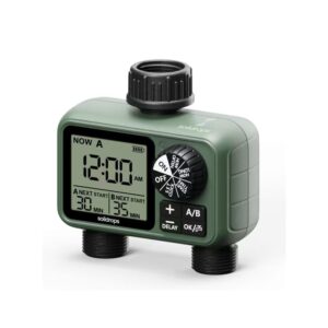Timer Inteligjent për Ujitje Automatike me Dy Zona (A/B)