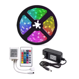 Shirit LED RGB me komplet të plotë aksesorësh për përdorim të brendshëm